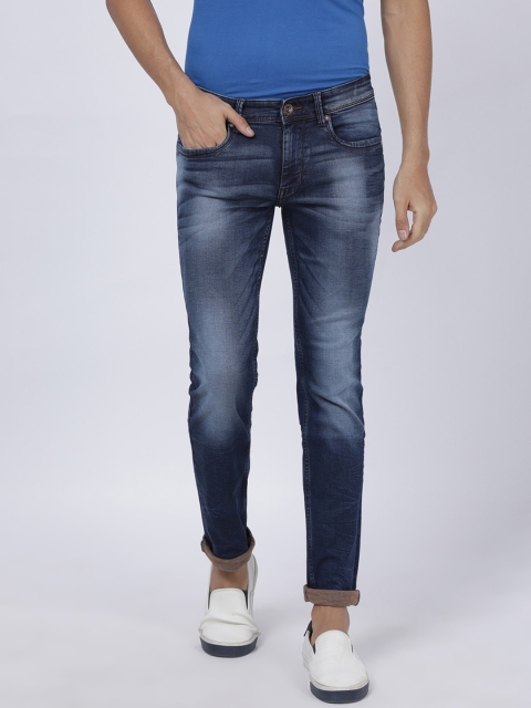 Llak Jeans Men Blue Skinny Fit Mid-Rise Clean Look Stretchable Jeans