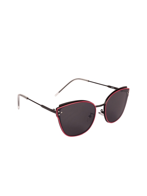 Voyage Women Black Cateye Sunglasses 5852MG2857