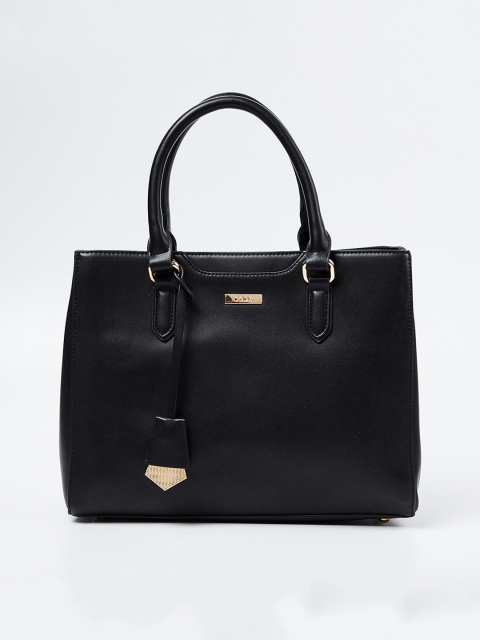 CODE by Lifestyle Black Solid Handheld Bag