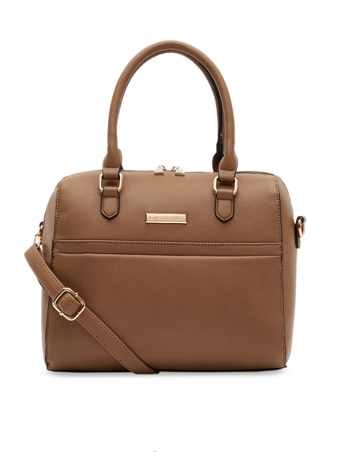 GIORDANO Brown Solid Handheld Bag