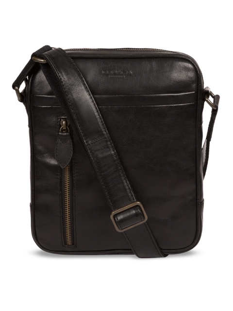 PURE LUXURIES LONDON Men Black Concka Collection Genuine Leather Carlos Messenger Bag
PURE LUXURIES LONDON Men Black Concka Collection Genuine Leather Carlos Messenger Bag