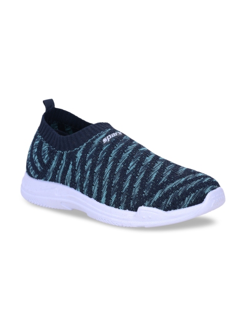 Sparx Women Navy Blue Slip-On Sneakers
