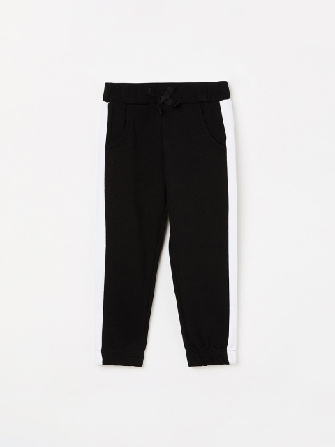 Juniors by Lifestyle Black Girls Black Solid Joggers