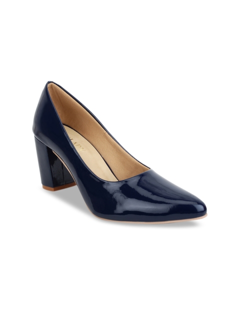 SCENTRA Women Blue Solid Pumps