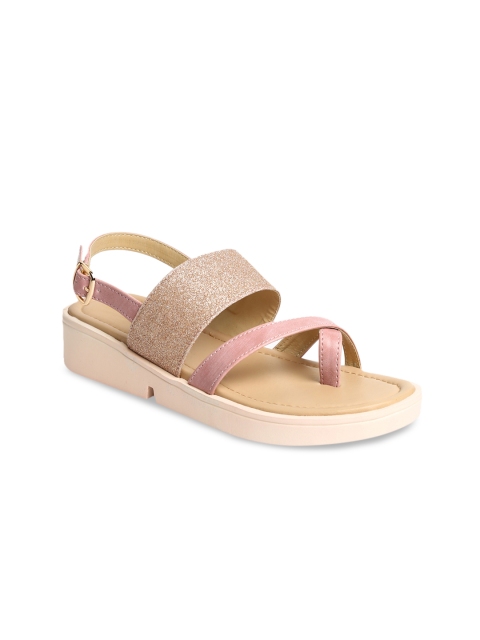VALIOSAA Women Pink Solid Heels