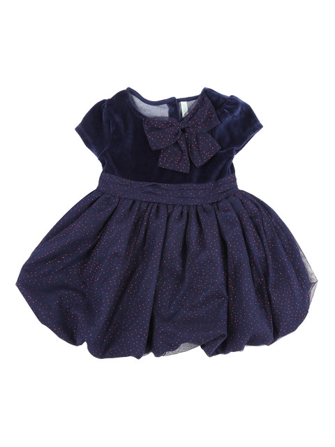 Pantaloons Baby Girls Navy Blue Printed Fit and Flare Dress 
Pantaloons Baby Girls Navy Blue Printed Fit and Flare Dress