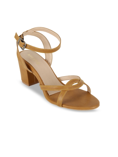 SCENTRA Women Tan Solid Heels