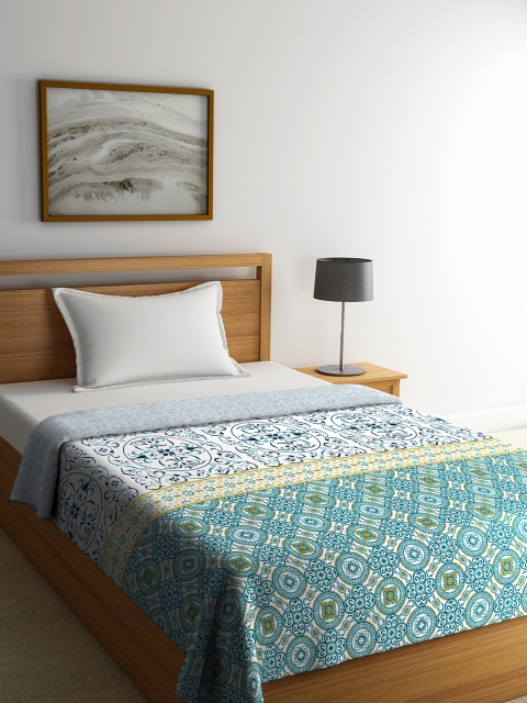 Portico New York Green & Blue Printed AC Room 210 GSM Reversible Single Bed Comforter
Portico New York Green & Blue Printed AC Room 210 GSM Reversible Single Bed Comforter