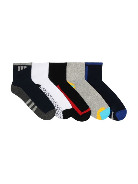 Supersox Men Pack of 5 Ankle-Length Socks, Multi