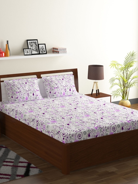 BOMBAY DYEING Magenta Ethnic Motifs 120 TC Cotton 1 Queen Bedsheet with 2 Pillow Covers
BOMBAY DYEING Magenta Ethnic Motifs 120 TC Cotton 1 Queen Bedsheet with 2 Pillow Covers