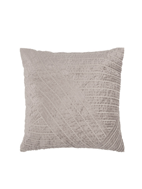 Living Essence Grey Single Self Design Square Cushion Cover 
Living Essence Grey Single Self Design Square Cushion Cover