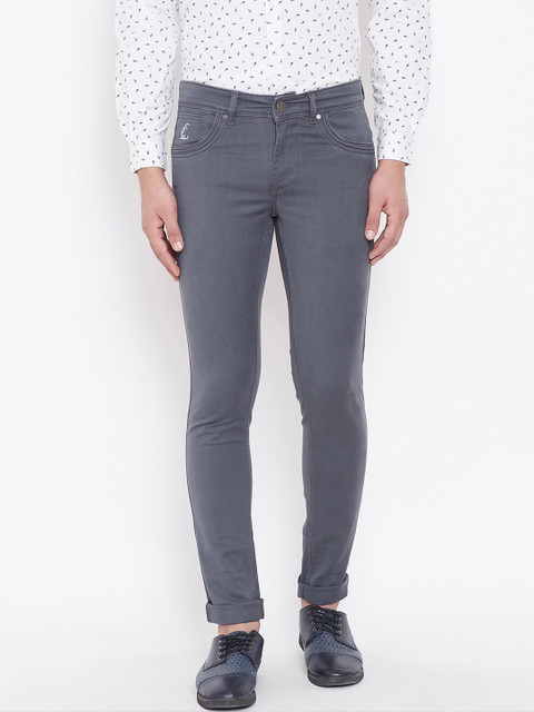 Canary London Men Grey Skinny Fit Low-Rise Clean Look Stretchable Jeans
Canary London Men Grey Skinny Fit Low-Rise Clean Look Stretchable Jeans