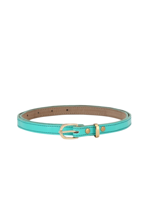 Aditi Wasan Women Green Solid Vegan Leather Belt