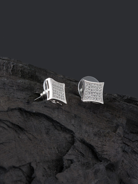 E2O Silver-Toned Diamond Shaped Studs
E2O Silver-Toned Diamond Shaped Studs