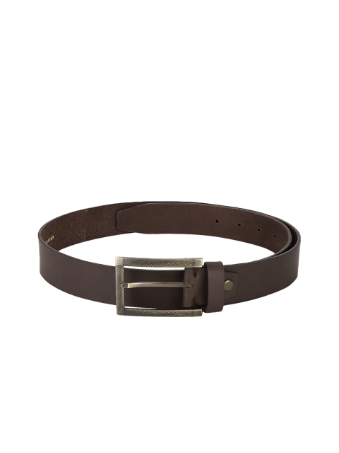 Red Tape Men Brown Solid Leather Belt