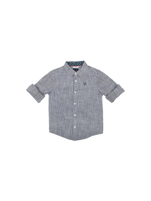 Allen Solly Junior Boys Grey Regular Fit Self Design Casual Shirt
Allen Solly Junior Boys Grey Regular Fit Self Design Casual Shirt