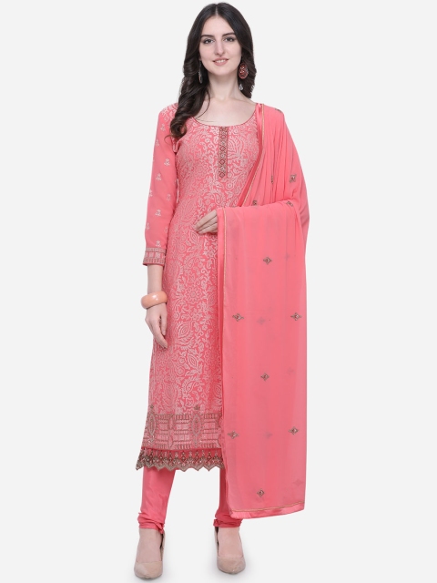 Stylee LIFESTYLE Pink Poly Georgette Woven Design Semi-Stitched Dress Material
Stylee LIFESTYLE Pink Poly Georgette Woven Design Semi-Stitched Dress Material