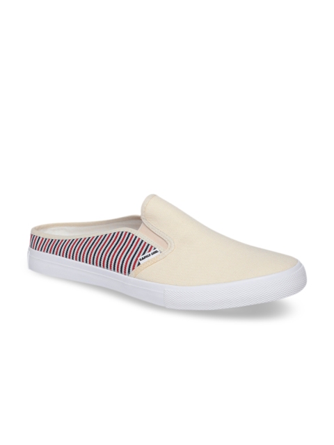 U.S. Polo Assn. Men Off-White Slip-On Sneakers