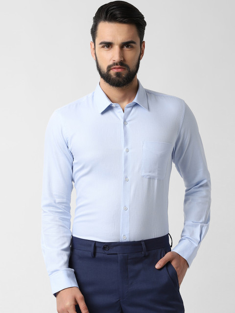 Peter England Men Blue Regular Fit Self Design Formal Shirt
Peter England Men Blue Regular Fit Self Design Formal Shirt