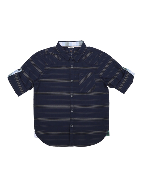 Allen Solly Junior Boys Navy Blue & Cream-Coloured Regular Fit Striped Casual Shirt
Allen Solly Junior Boys Navy Blue & Cream-Coloured Regular Fit Striped Casual Shirt