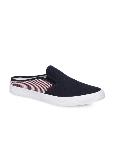 U.S. Polo Assn. Men Navy Blue Slip-On Sneakers