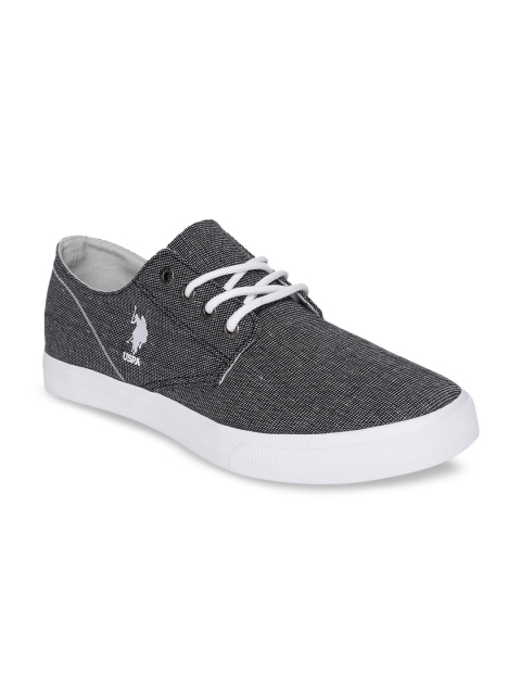 U.S. Polo Assn. Men Grey Sneakers