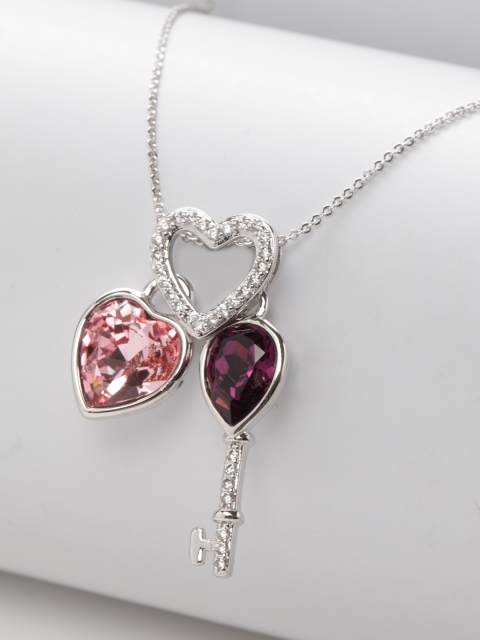 AVANT-GARDE PARIS Women Purple & Rhodium-Plated Crystallized Swarovski Pendant Chain
AVANT-GARDE PARIS Women Purple & Rhodium-Plated Crystallized Swarovski Pendant Chain
