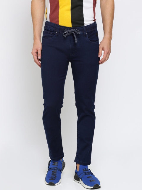 Breakbounce Men Blue Solid Denim Jeans