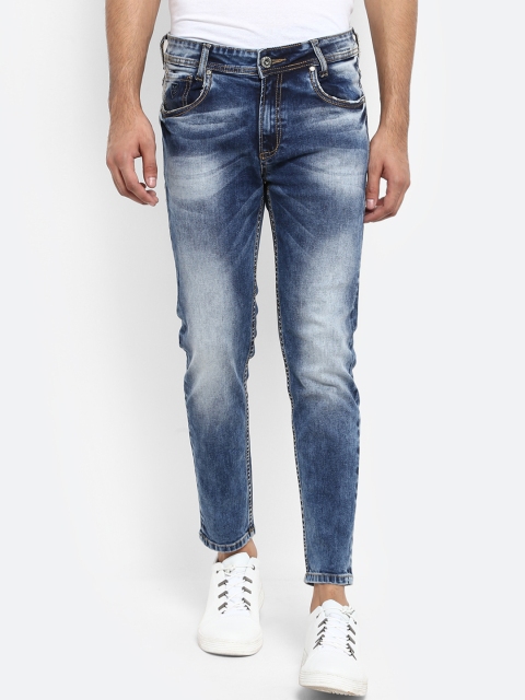 Mufti Men Blue Slim Fit Mid-Rise Clean Look Stretchable Jeans
