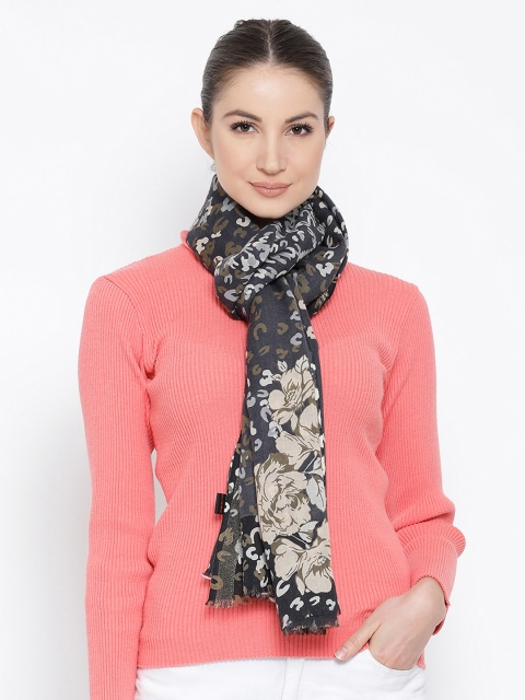 SHINGORA Women Grey Printed Stole