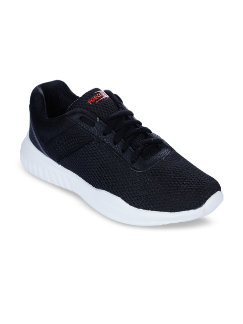 Force 10 Men Black Running Shoes