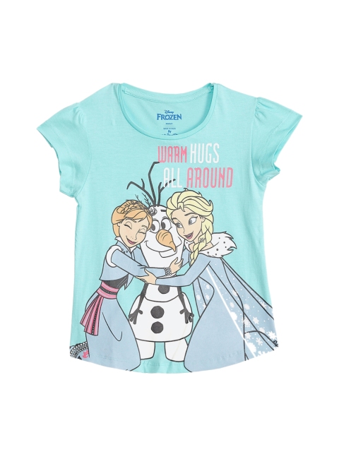 Kids Ville Frozen featured Blue Tshirt for Girls