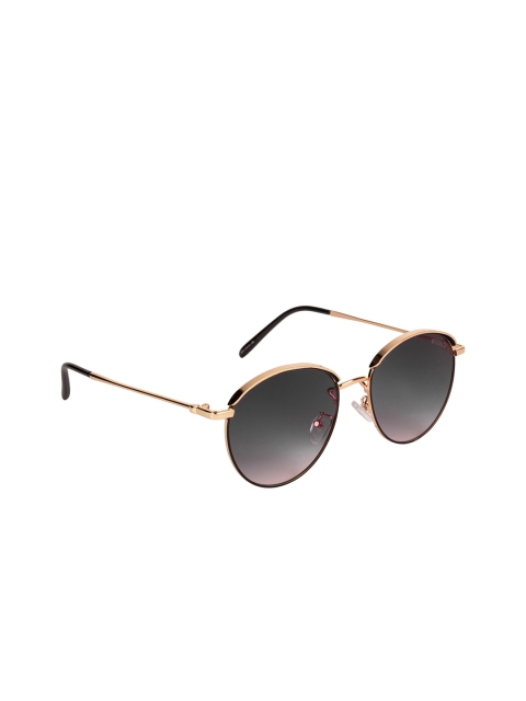Voyage Unisex Oval Sunglasses 2030MG3016, Black