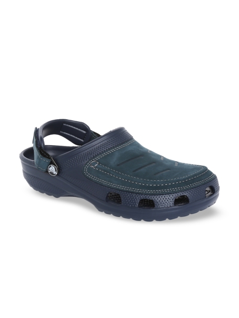 Crocs Yukon Men Navy Blue Solid Clogs