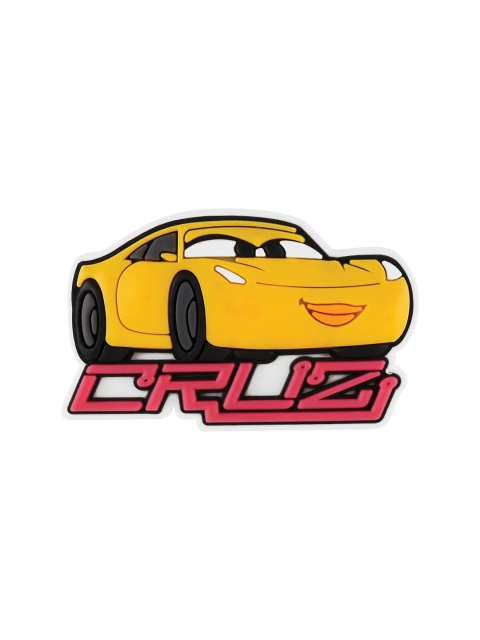 Crocs Unisex Yellow & Pink Car 3 Cruz Card Shoe Charm