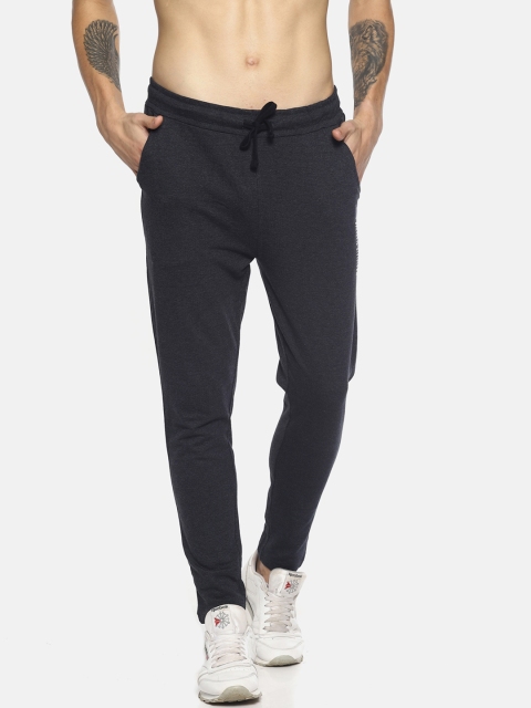 Masculino Latino Men Grey Solid Mid-Rise Straight Fit Track Pants