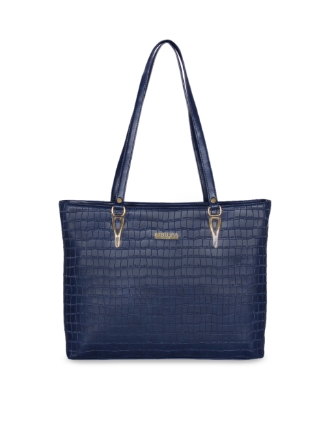 ESBEDA Blue Textured Shoulder Bag