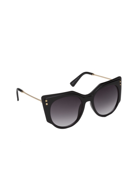 Get Glamr Women Cateye Sunglasses SG-LT-CH-187-32, Black