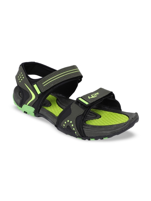 Lancer Men Olive Green Comfort Sandals