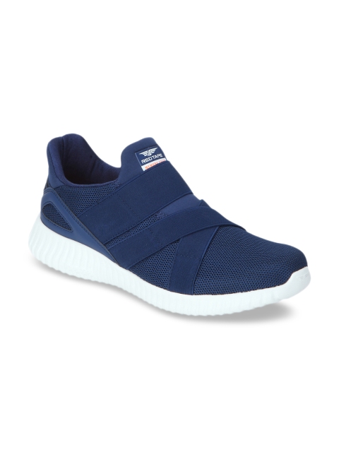 Red Tape Men Navy Blue Textile Walking Shoes