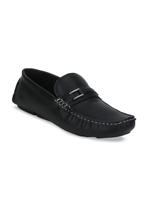 Bond Street By Red Tape Men Black Driving Shoes
