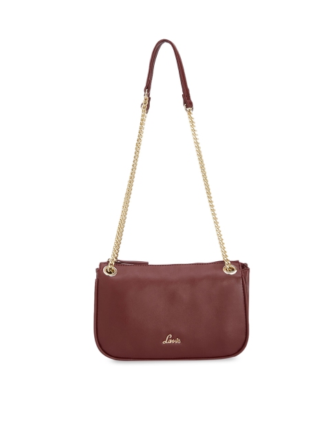 Lavie Red Solid Shoulder Bag
