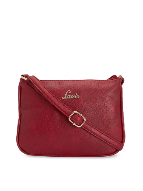 Lavie Red Solid Sling Bag