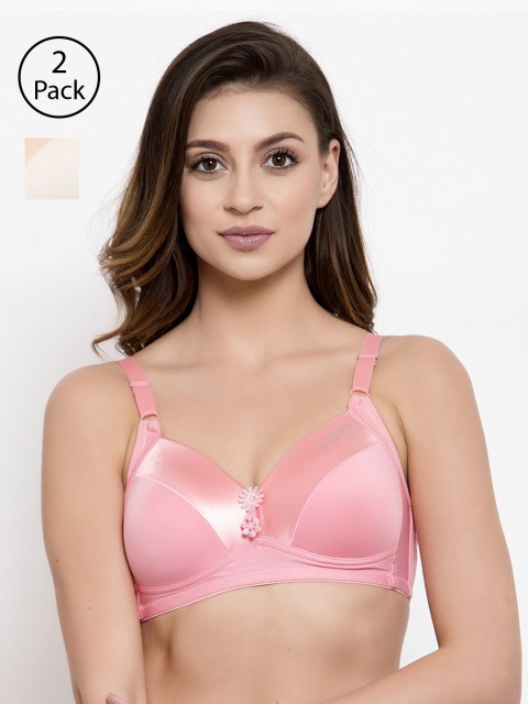 Friskers Pack of 2 Solid Underwired Lightly Padded Everyday Bras O-707-15-28-34B, Off white
Friskers Pack of 2 Solid Underwired Lightly Padded Everyday Bras O-707-15-28-34B, Off white