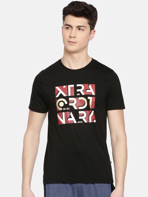 Dollar Bigboss Men Black Printed Lounge T-Shirt