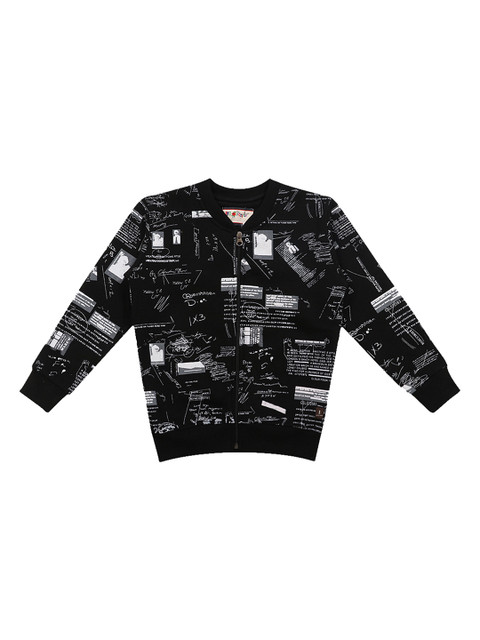 Lil Tomatoes Boys Black & White Printed Sweatshirt
Lil Tomatoes Boys Black & White Printed Sweatshirt