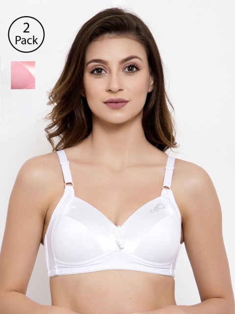 Friskers Pack of 2 Solid Underwired Lightly Padded Everyday Bras O-707-02-15-34B, Pink
Friskers Pack of 2 Solid Underwired Lightly Padded Everyday Bras O-707-02-15-34B, Pink