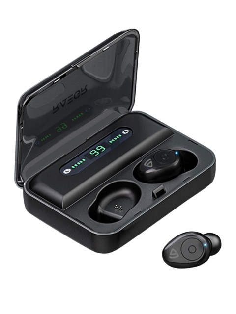 RAEGR AirShots 500 TWS Wireless Bluetooth 5.0 Earbuds, Black