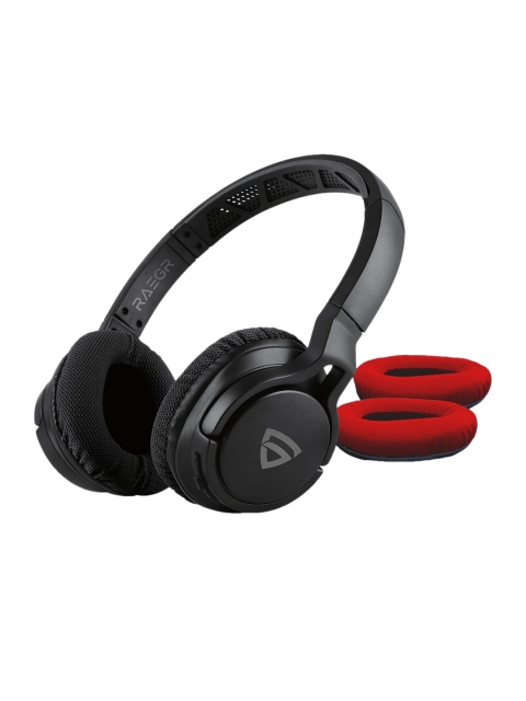 RAEGR Men Red & Black AirBeats 500 Wireless Headphones