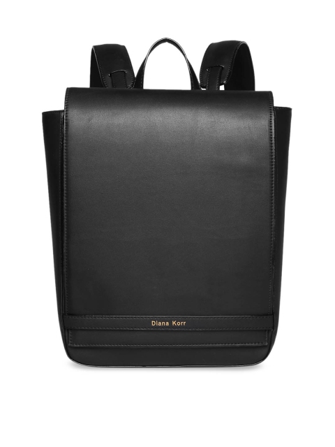 Diana Korr Women Black Solid Backpack